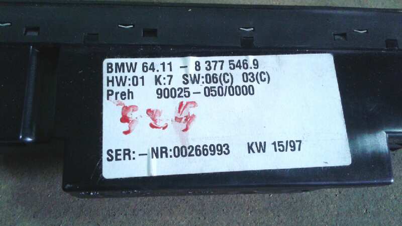 MANDO CALEFACCION /  AIRE ACONDICIONADO