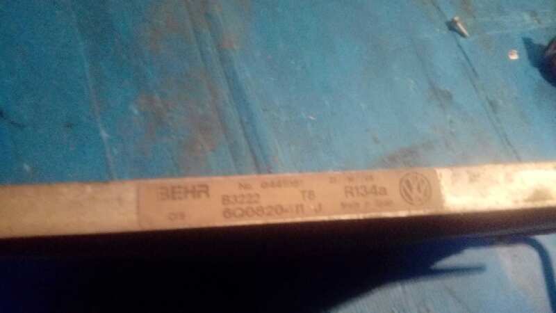 CONDENSADOR / RADIADOR  AIRE ACONDICIONADO