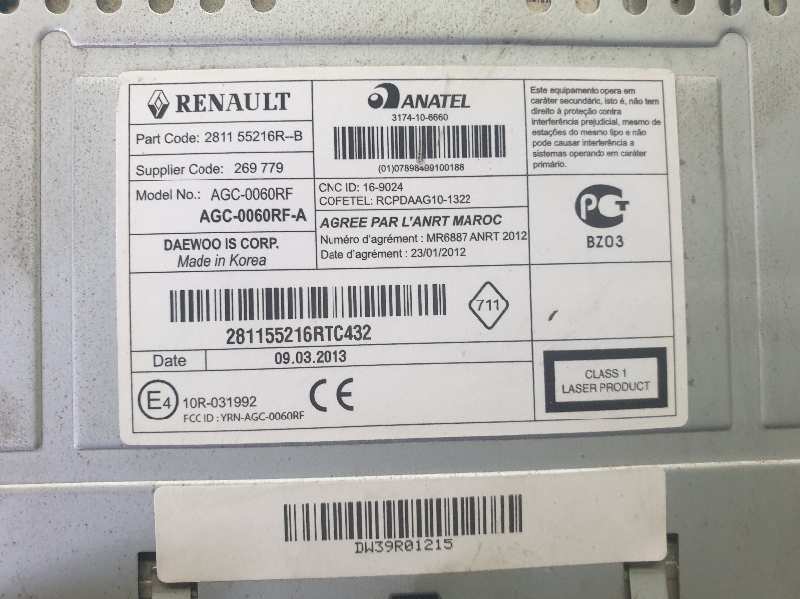 SISTEMA AUDIO - RADIO CD