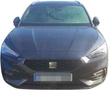 SEAT LEON ST (5F8) DESPIECE COMPLETO FRONTAL COMPLETO KIT DE AIRBAGS PORTON PARAGOLPES ESCAPE PUERTA