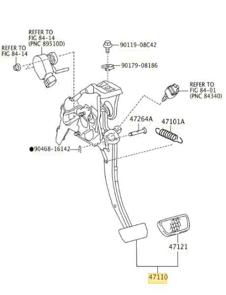 PEDAL FRENO