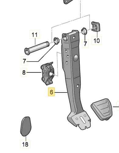 PEDAL FRENO