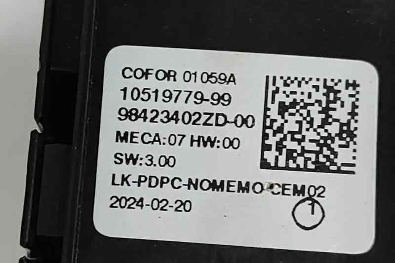 MANDO ELEVALUNAS DELANTERO IZQUIERDO 