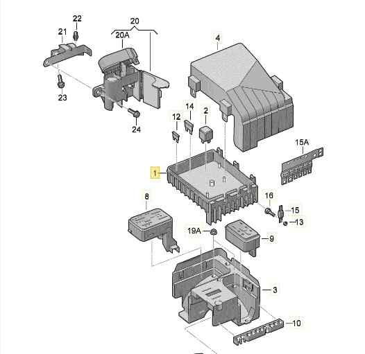 CAJA RELES / FUSIBLES