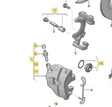 PINZA FRENO DELANTERA IZQUIERDA