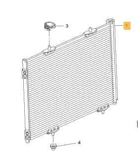 CONDENSADOR / RADIADOR  AIRE ACONDICIONADO