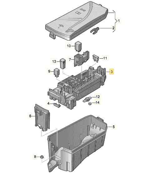 CAJA RELES / FUSIBLES