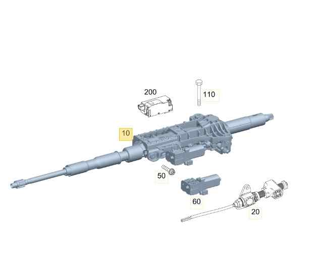 A2054608901 COLUMNA DIRECCION MERCEDES CLASE C CABRIO W205