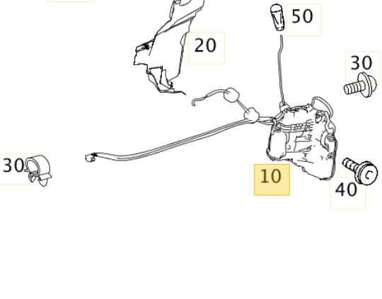 CERRADURA PUERTA DELANTERA DERECHA