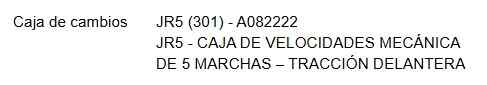 CAJA CAMBIOS