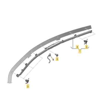 5FA880742H AIRBAG CORTINA DELANTERO DERECHO  SEAT LEON