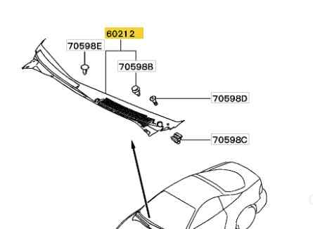 MB881907 TORPEDO MITSUBISHI ECLIPSE (D30)
