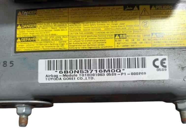 TG10D01003 AIRBAG DELANTERO IZQUIERDO TOYOTA PRIUS (NHW30)