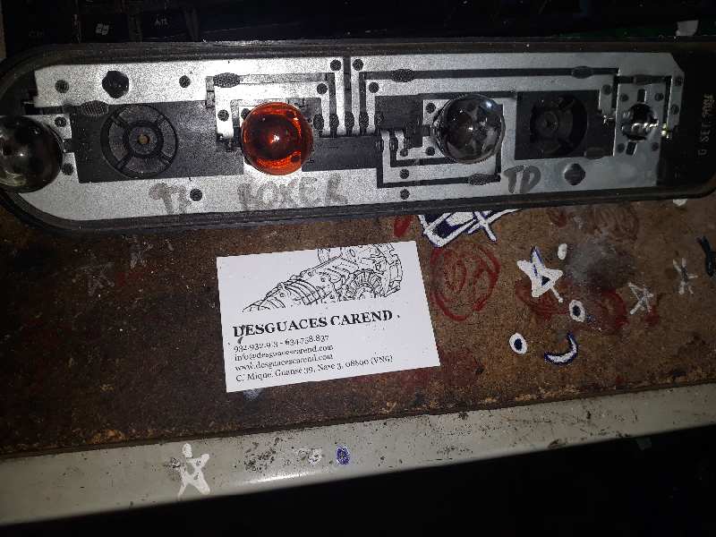 TRASE.DERECHO PORTALAMPARAS PEUGEOT BOXER CAJA ABIERTA (RS2850)(230)(->'02)