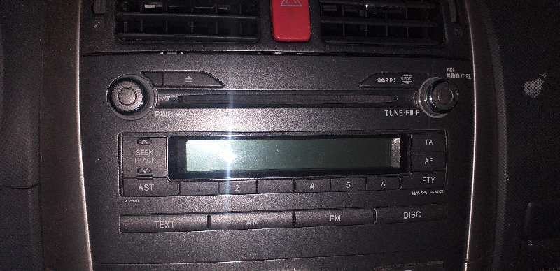 SISTEMA AUDIO  RADIO CD TOYOTA AURIS