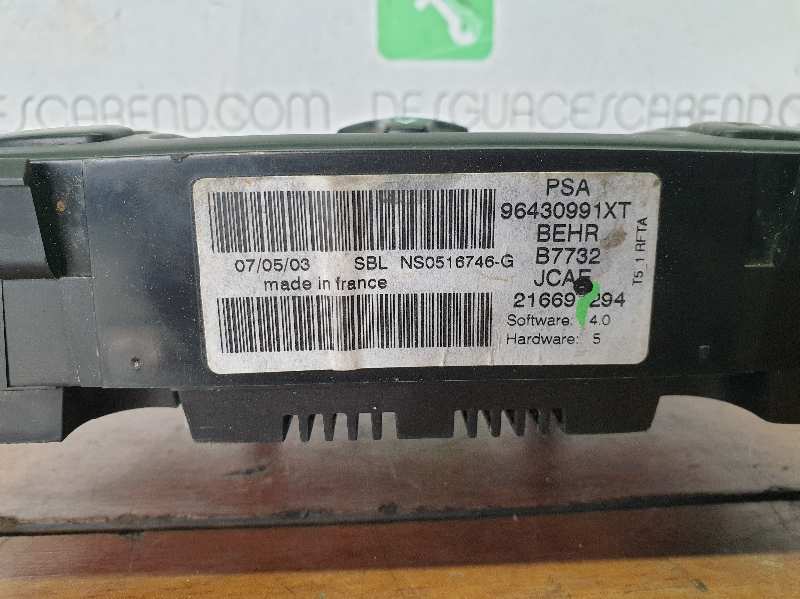 MANDO CALEFACCION -  AIRE ACONDICIONADO