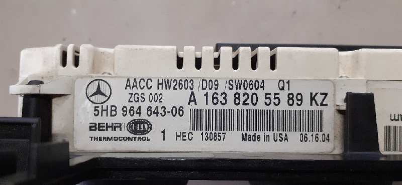 MANDO CALEFACCION -  AIRE ACONDICIONADO