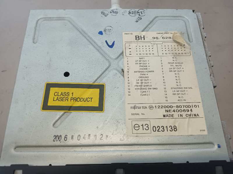 SISTEMA AUDIO - RADIO CD