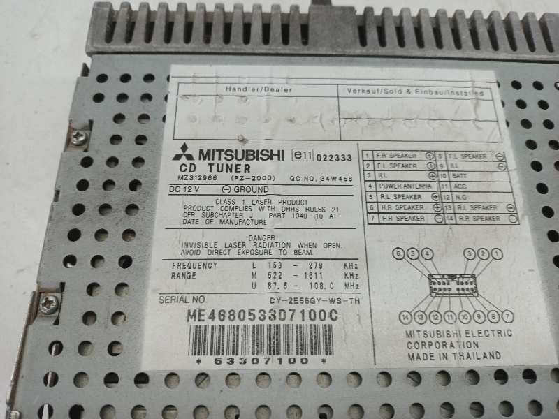 SISTEMA AUDIO - RADIO CD