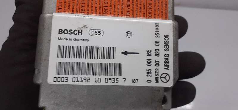 0285001165 CENTRALITA AIRBAG MERCEDES CLASE CLK (W208) CABRIO