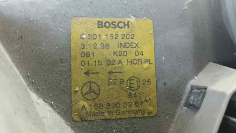 0301152202 FARO DERECHO MERCEDES CLASE A (W168)