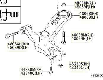 BRAZO SUSPENSION SUPERIOR DELANTERO DERECHO