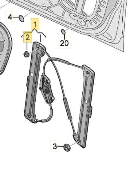 ELEVALUNAS DELANTERO IZQUIERDO