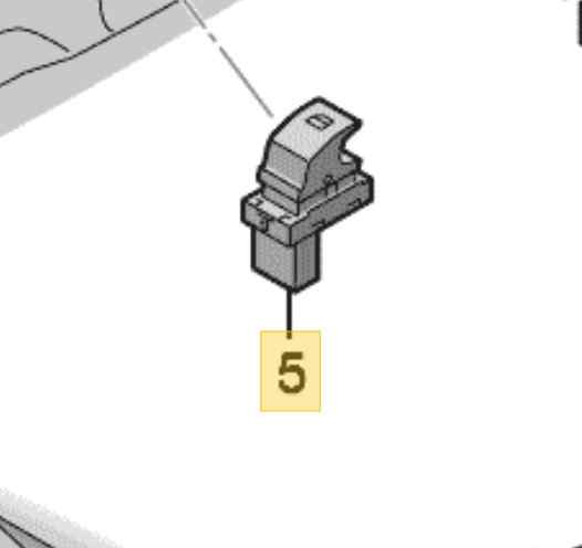 MANDO ELEVALUNAS DELANTERO DERECHO