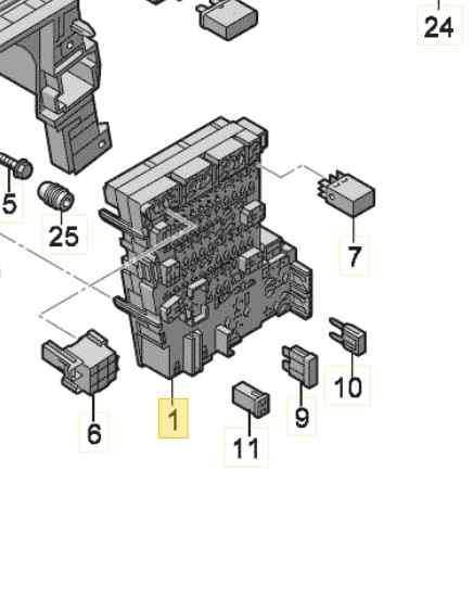 CAJA RELES - FUSIBLES