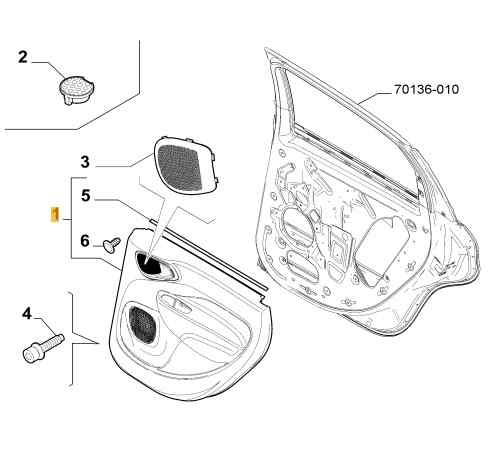 GUARNECIDO PUERTA TRASERA IZQUIERDA
