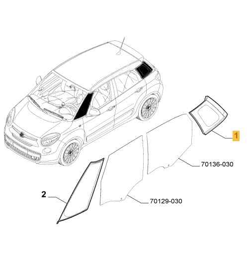 LUNA CUSTODIA TRASERA IZQUIERDA
