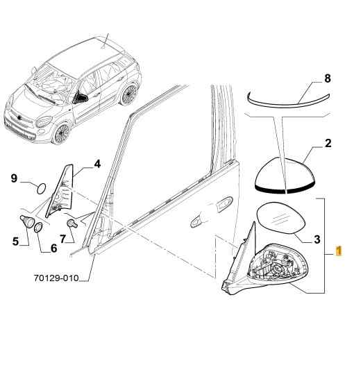 RETROVISOR IZQUIERDO