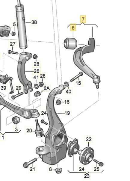 BRAZO SUSPENSION INFERIOR DELANTERO DERECHO
