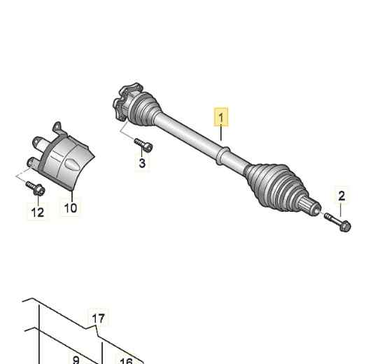 TRANSMISION DELANTERA IZQUIERDA