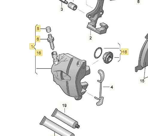 PINZA FRENO DELANTERA DERECHA