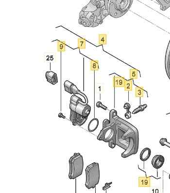 PINZA FRENO TRASERA DERECHA