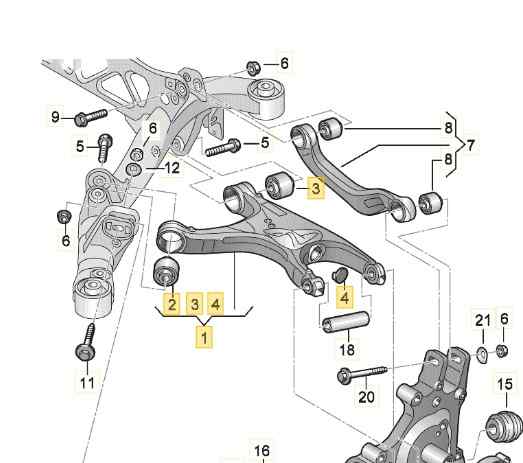 BRAZO SUSPENSION INFERIOR TRASERO IZQUIERDO