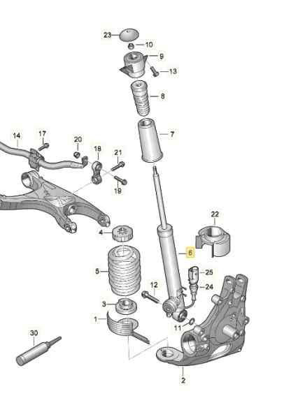 8K0513035K AMORTIGUADOR TRASERO IZQUIERDO AUDI A4 BER. (B8)