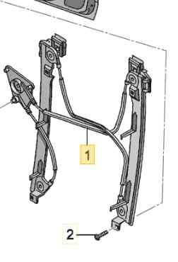 ELEVALUNAS DELANTERO DERECHO