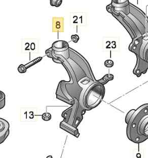 MANGUETA DELANTERA IZQUIERDA