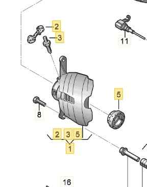 PINZA FRENO DELANTERA IZQUIERDA