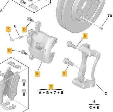 PINZA FRENO DELANTERA DERECHA