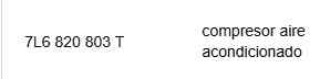 7L6820803T COMPRESOR AIRE ACONDICIONADO VOLKSWAGEN TOUAREG