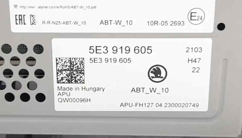 PANTALLA MULTIFUNCION