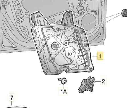 ELEVALUNAS DELANTERO IZQUIERDO
