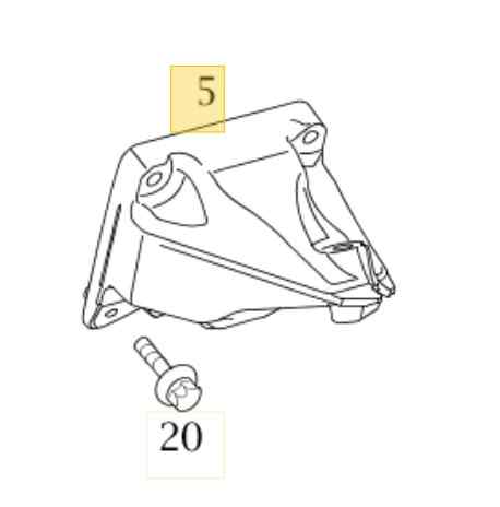 SOPORTE MOTOR IZQUIERDO