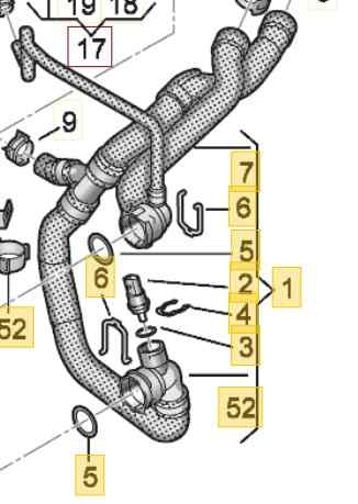 2Q0121049DJ TUBO VOLKSWAGEN POLO (AW1)