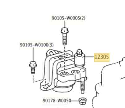 SOPORTE MOTOR DERECHO