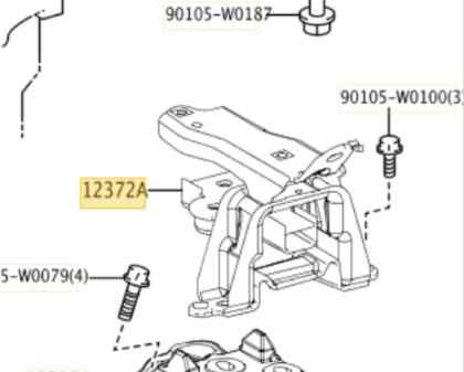 SOPORTE MOTOR IZQUIERDO