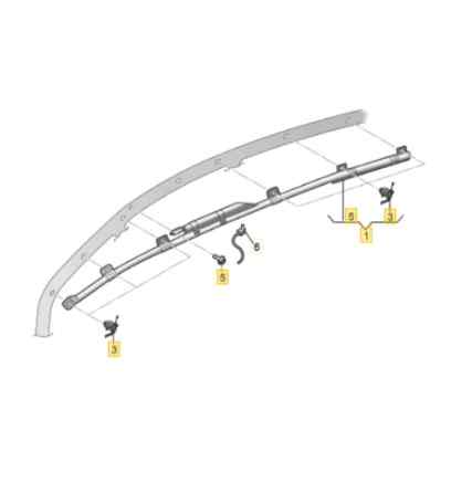 AIRBAG CORTINA DELANTERO IZQUIERDO